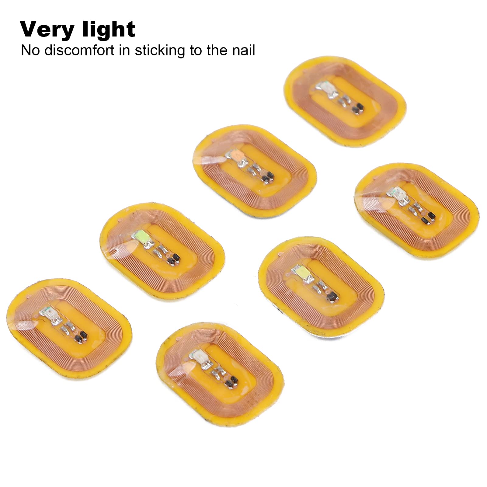 Smart LED NFC Nail Stickers - Fashionable Light Up Nail Art for Women & Girls | Contactless Bus Card & Payment Accessory | Perfect for Parties, Nightlife & Tech Fashion