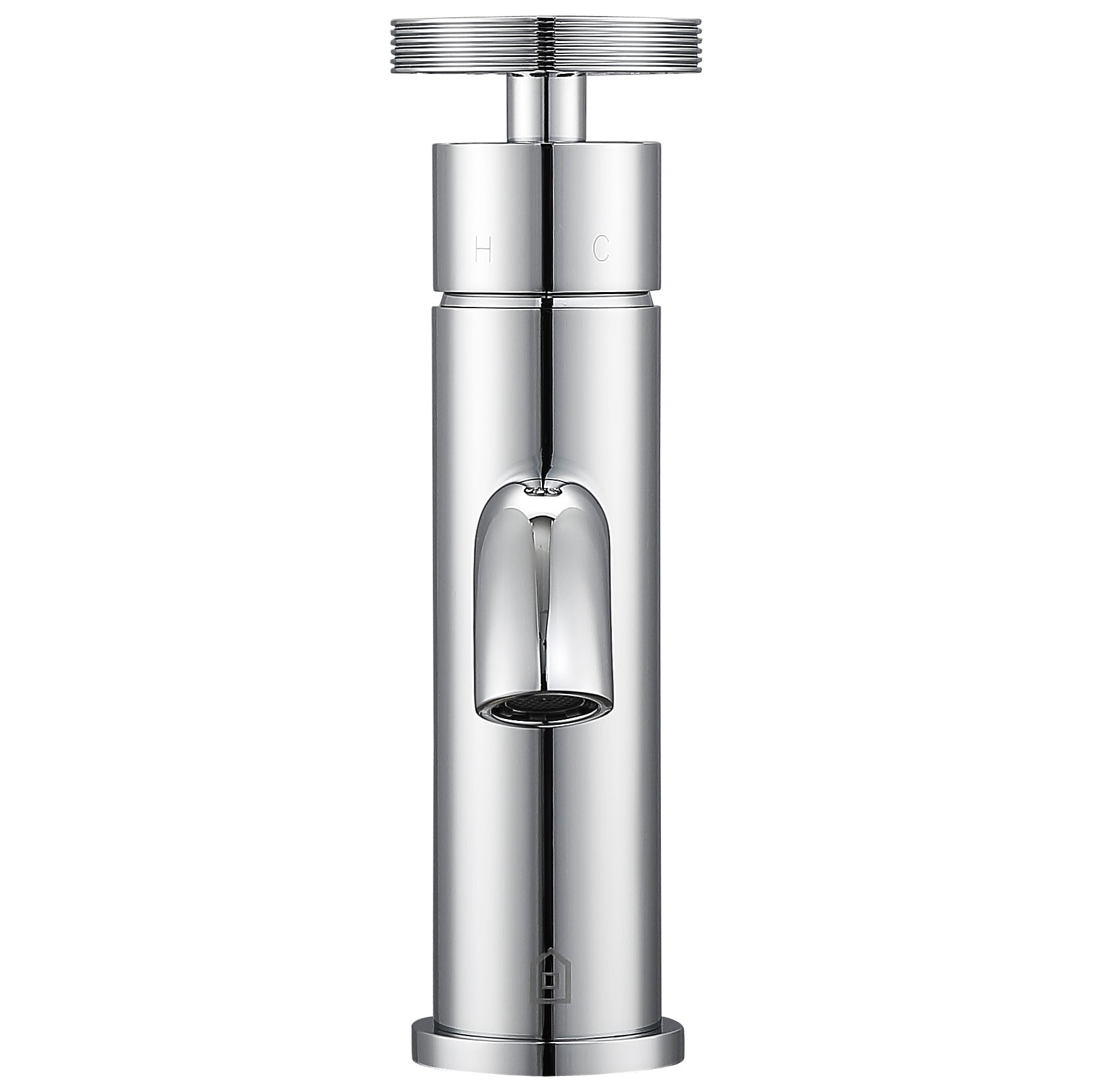 Ancona Nova Series Single Lever Chrome Bathroom Faucet - Modern Waterfall Spout Design for Sink Vanity, Perfect for Home & Hotel Bathroom Renovation