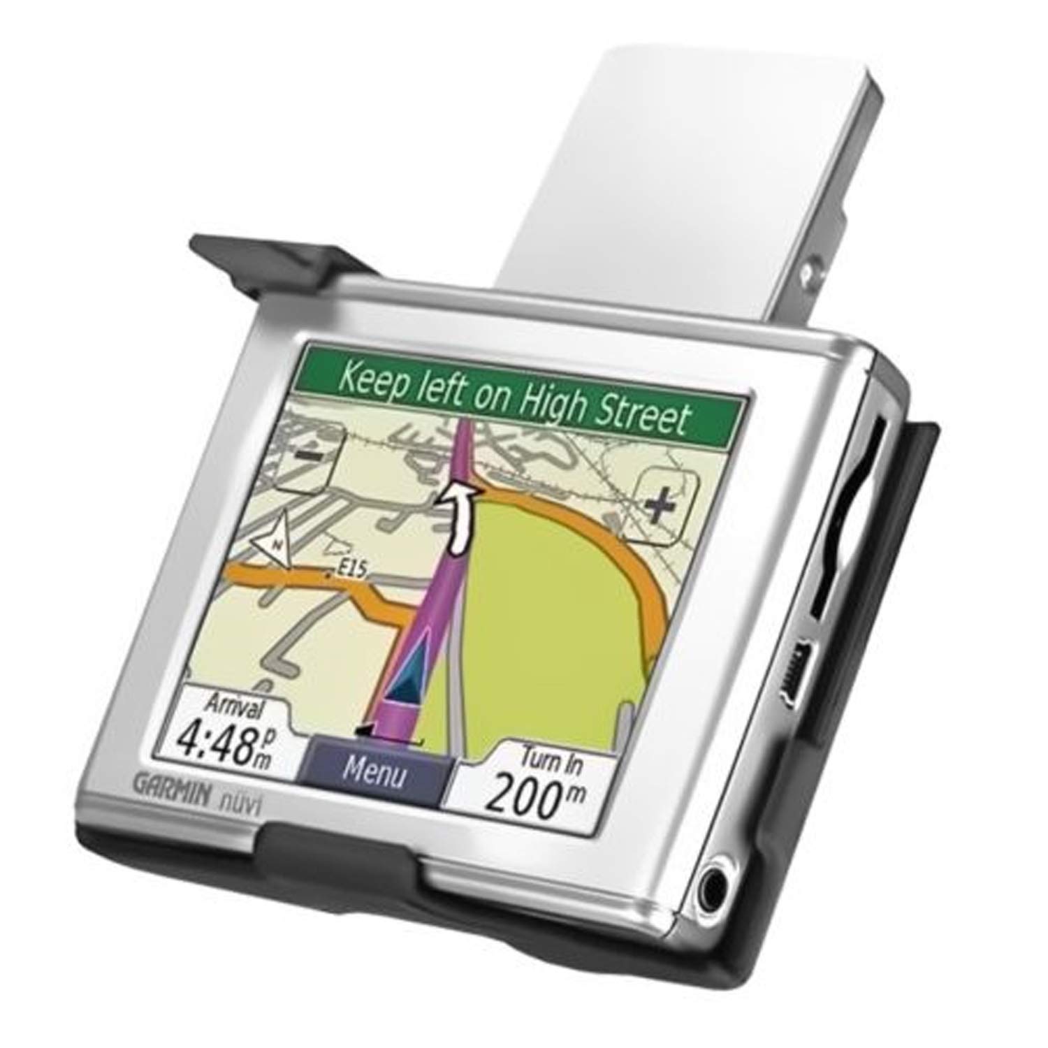 RAM MOUNTS (RAM-HOL-GA21 Cradle Holder for The Garmin Nuvi 300, 310, 350, 360 and 370 - Ideal for GPS Navigation on Bikes and Motorcycles