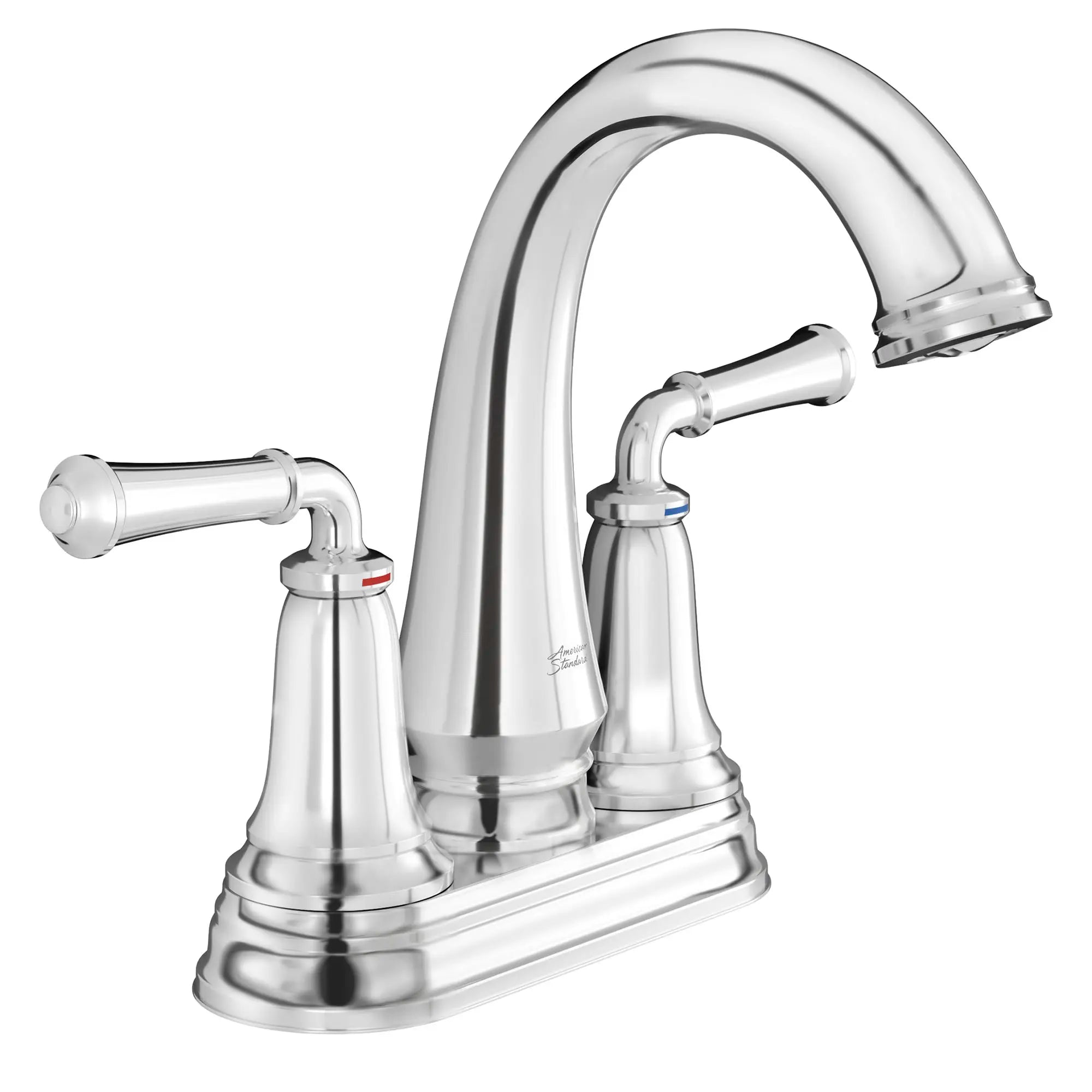 Delancey® 4 Inch Centerset 2 Handle Bathroom Faucet - 1.2 GPM/4.5 LPM Water-Saving Design with Lever Handles - Perfect for Vanities, Powder Rooms & Guest Bathrooms