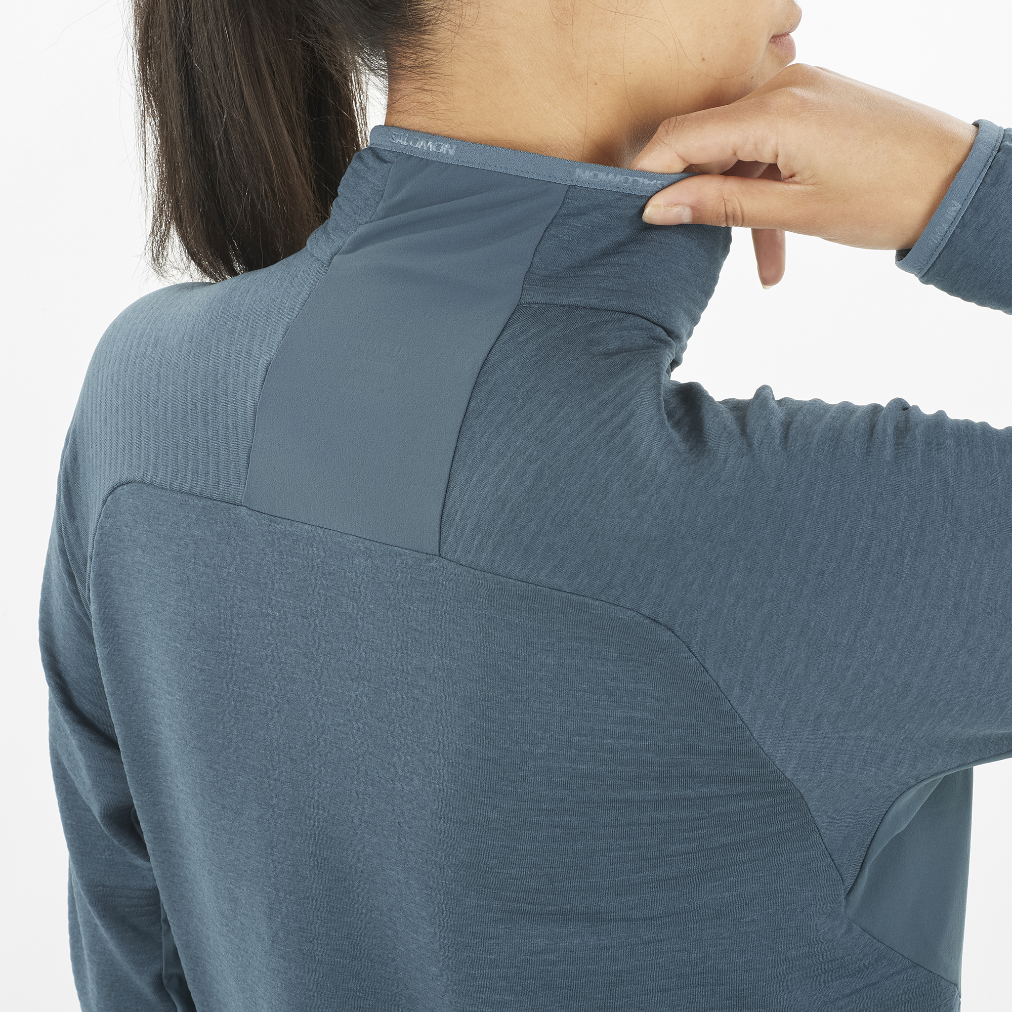 Women's Lightweight Half Zip Pullover Sweater - Soft & Warm Fleece Lined (Midnight Navy) | Perfect for Casual Wear, Outdoor Activities & Layering in Fall/Winter
