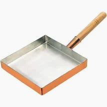 Best 21cm Copper Tamagoyaki Pan - Japanese Omelet Frying Pan for Perfect Rolled Eggs - Ideal for Home Cooking, Breakfast & Bento Box Preparation