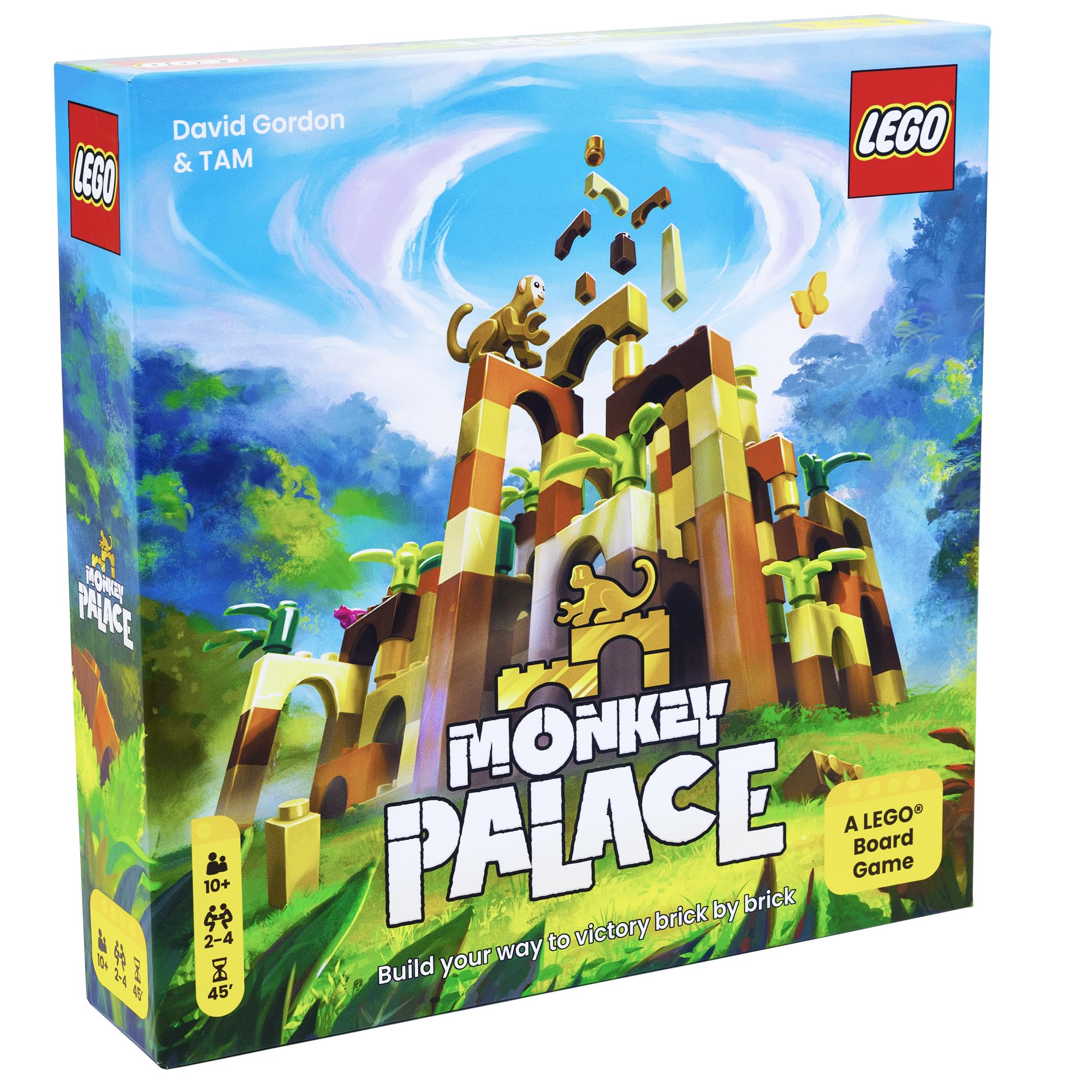 Monkey Palace Lego Board Game - Creative Brick-Building Family Game for Kids & Adults Ages 10+, 2-4 Players, 45 Min Playtime | Perfect for Family Game Nights, Birthday Gifts & STEM Learning Activities