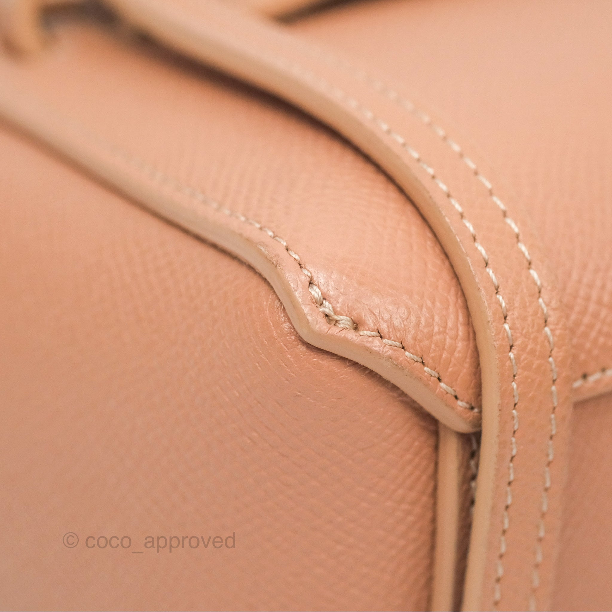 Celine Pico Belt Bag in Desert Rose - Grained Calfskin Leather with Gold Hardware | Luxury Crossbody Bag for Women, Perfect for Everyday Use & Special Occasions