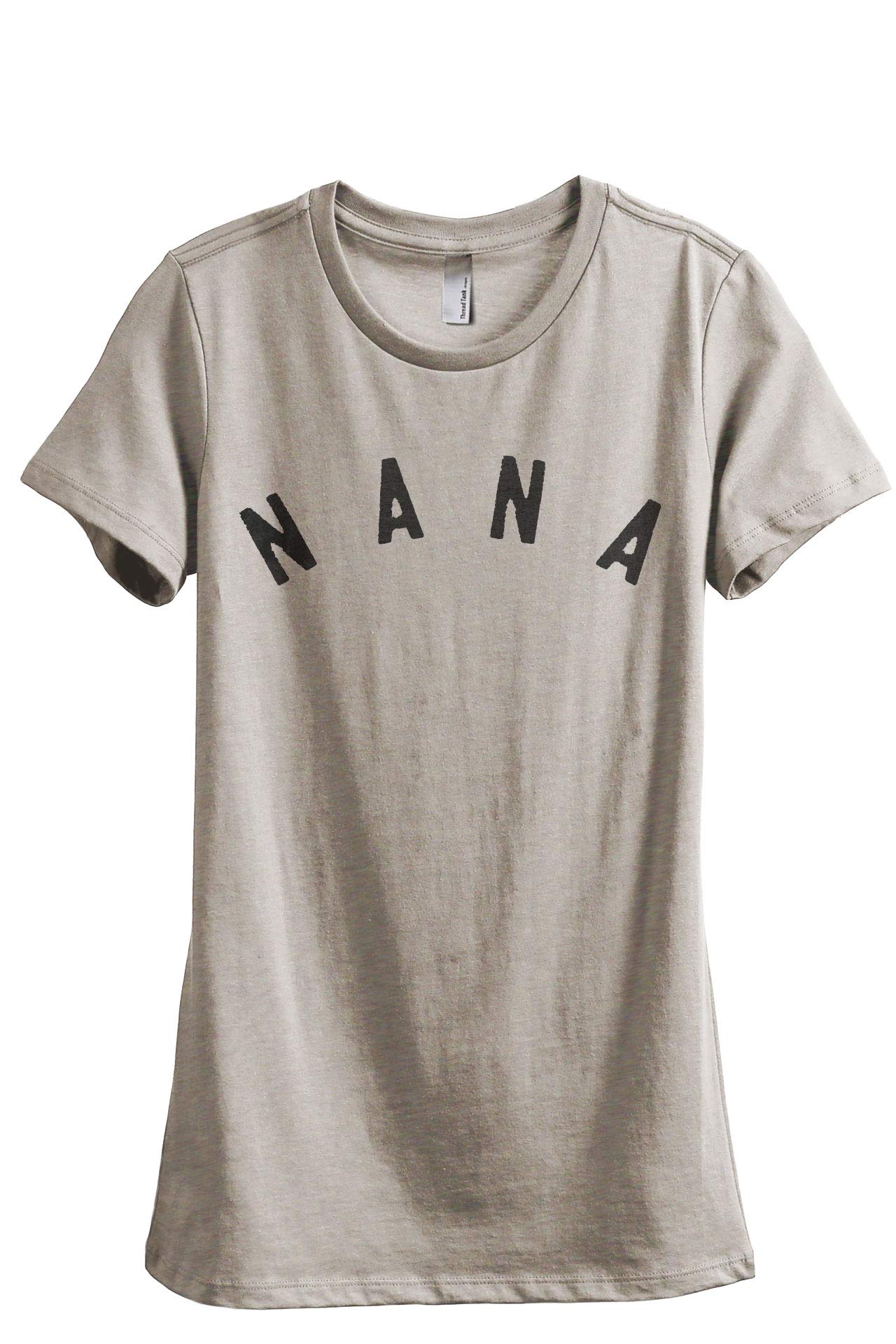 Simply Nana Women's Casual Relaxed Fit T-Shirt - Soft Cotton Comfortable Everyday Basic Tee for Work, Travel & Weekend Outfits