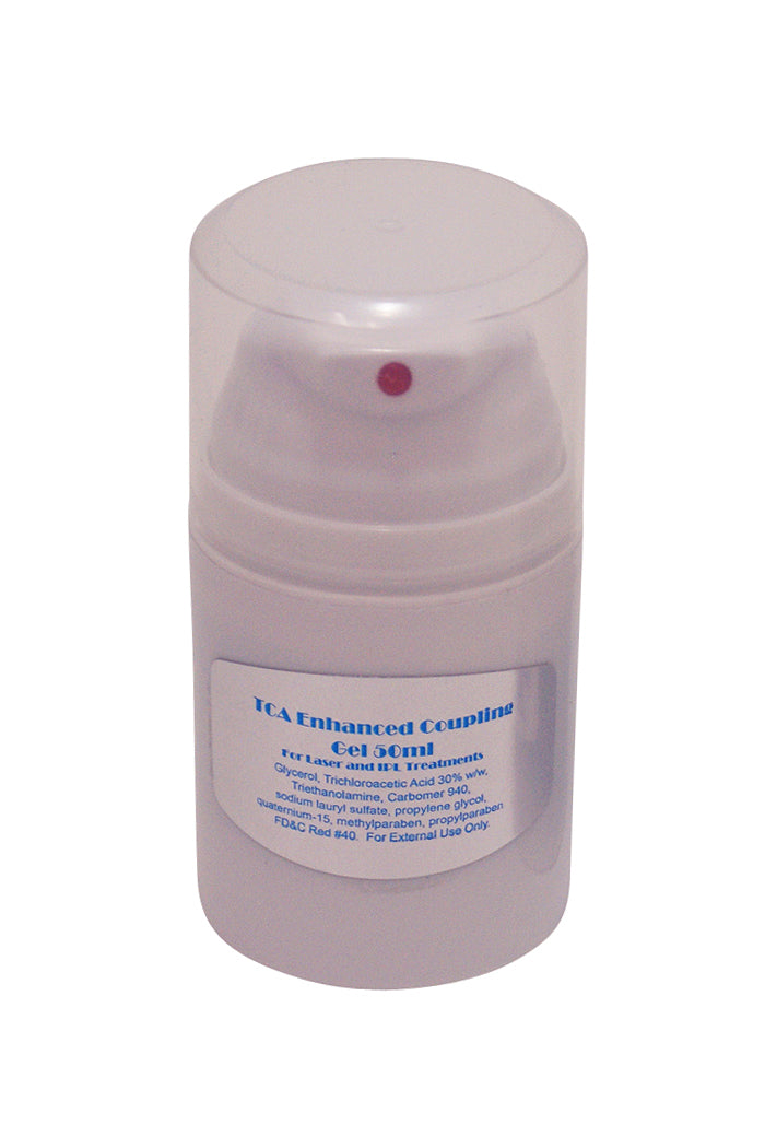TCA Cooling & Coupling Gel 50ml for Laser & IPL Skin Treatment Machines - Professional Skin Rejuvenation & Hair Removal Aftercare