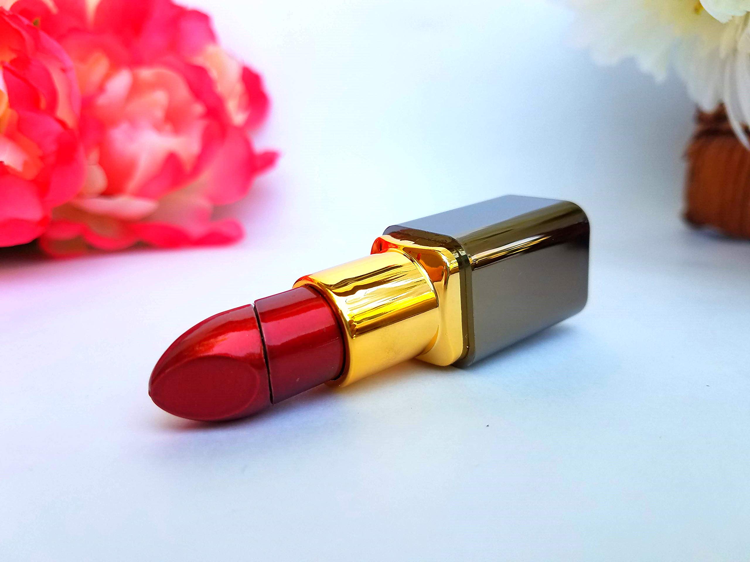 Collectible Lipstick Lighter - Refillable Butane Lighter for Women (Blue) | Perfect Gift & Fashion Accessory