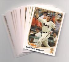 2010-2014 Topps San Francisco Giants World Series Complete Team Set - 100+ Cards Including Buster Posey & Madison Bumgarner Rookie Cards in Protective Acrylic Cases | Perfect Baseball Memorabilia Gift for MLB Fans & Collectors | Ideal for Display, Trading, and Sports Collections