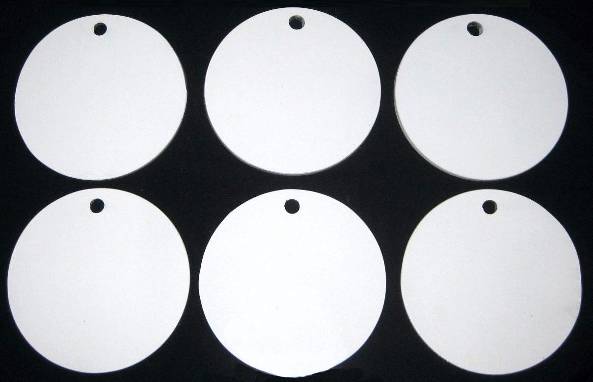 Magnum Target - 8 Inch Pistol Gong Targets Set of 6 - 3/8