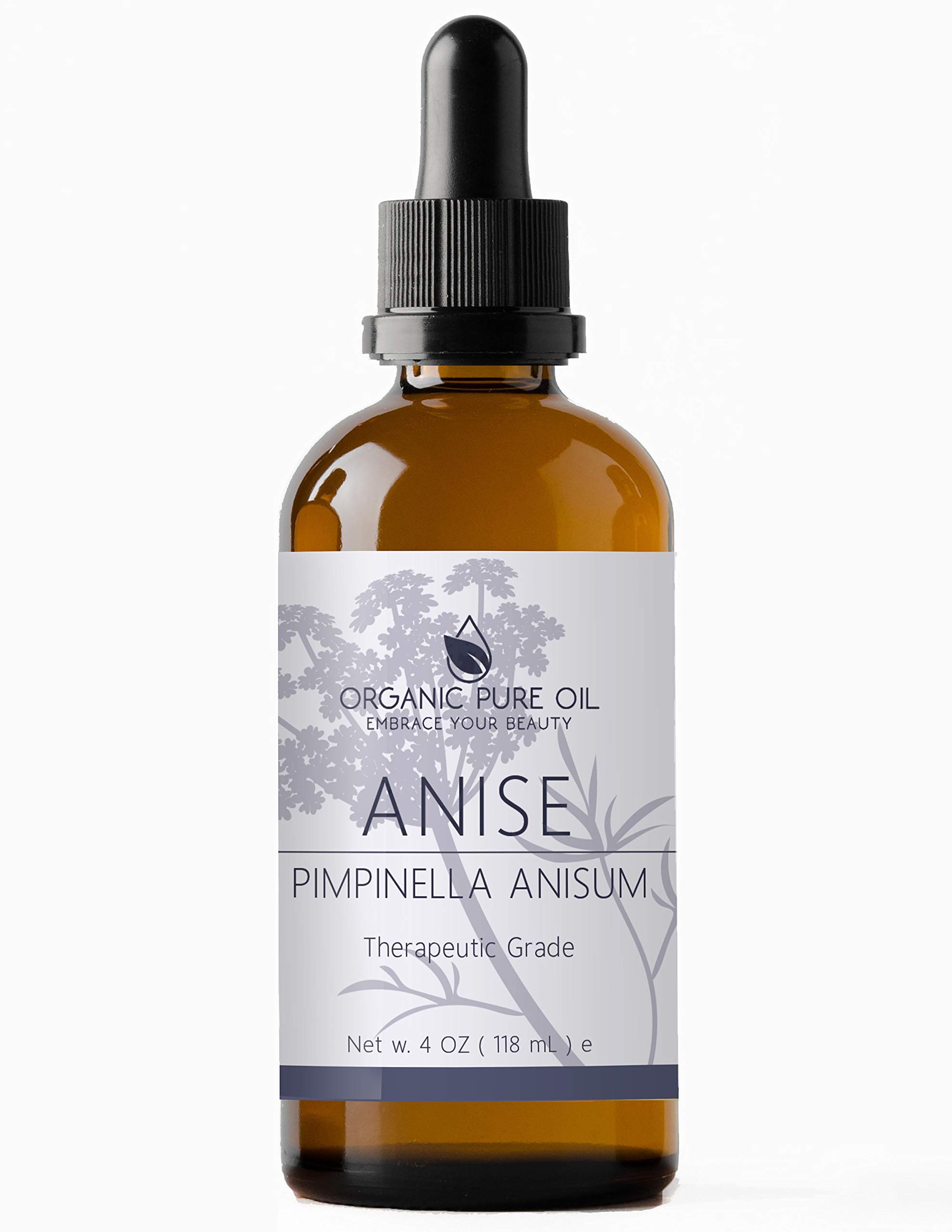 **Aniseed Essential Oil - 100% Pure Natural Steam Distilled for Skin & Hair Care - 4 oz - Aromatherapy, Massage & DIY Beauty Uses**