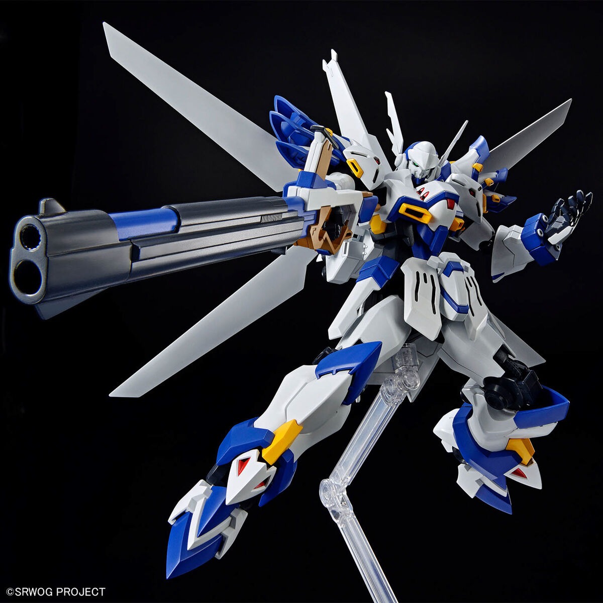 Bandai Super Robot Wars OG HG Weissritter Weißritter 1/144 Scale Model Kit - Perfect for Collectors & Anime Fans - Build & Display for Home or Office Decor