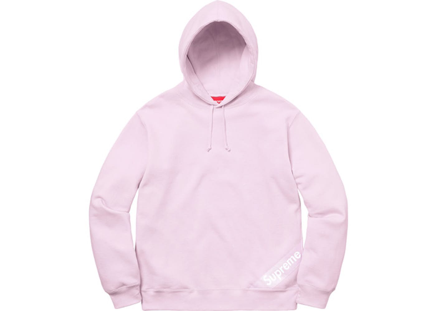 Supreme Logo Hooded Sweatshirt - Men's Streetwear Pullover with Corner Label for Casual Wear & Urban Fashion