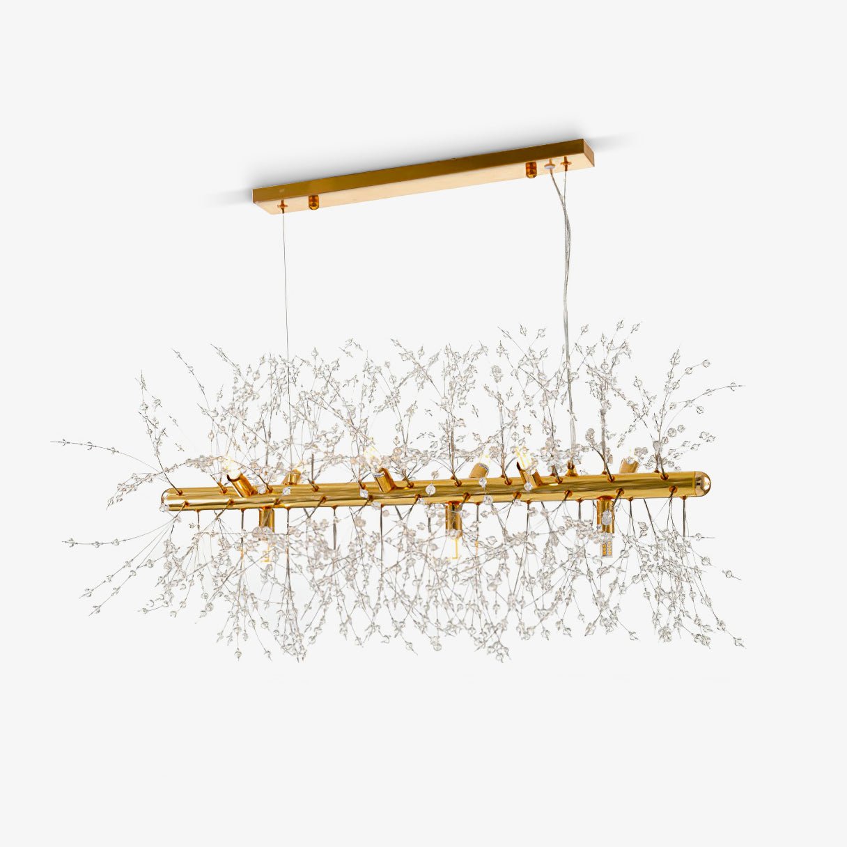 Elegant Dandelion Chandelier - Modern Floral Ceiling Light Fixture for Living Room, Bedroom, Dining Room Decor | Perfect for Home, Wedding, Cafe Lighting