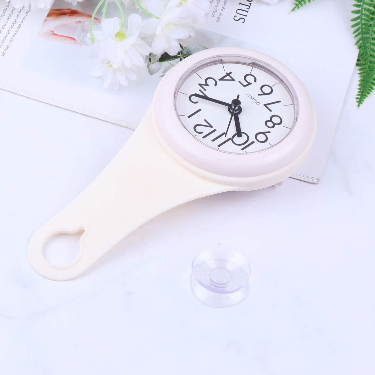Waterproof Digital Alarm Clock with Timer - Hemobllo Shower Clock for Bathroom, Swimming Pool & Gym - LED Display, Easy-to-Read Numbers for Shower, Sauna & Outdoor Use