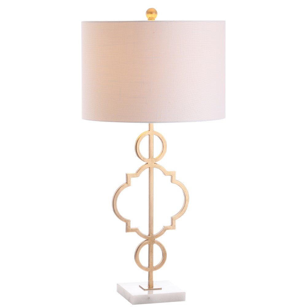 Modern LED Table Lamp with Metal Base - Adjustable Brightness for Bedroom, Living Room & Office - Energy Efficient Dimmable Desk Light for Reading, Working & Decor