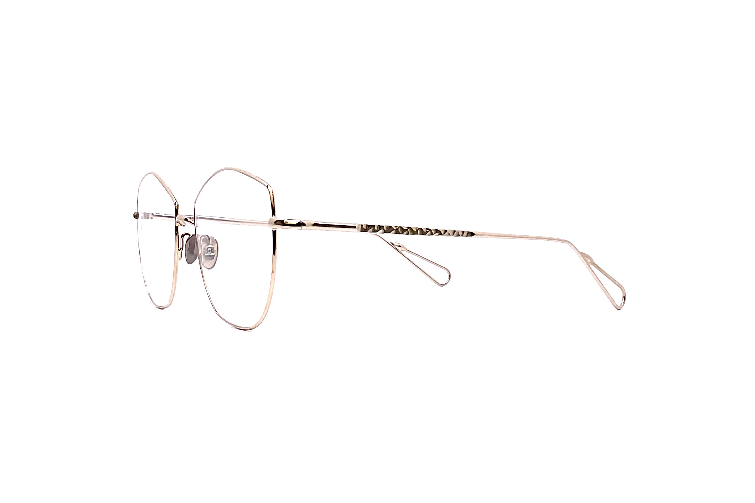 Ahlem La Siene Sunglasses - Grey Gold Frame with UV Protection - Perfect for Outdoor Activities, Travel, and Fashion Accessories