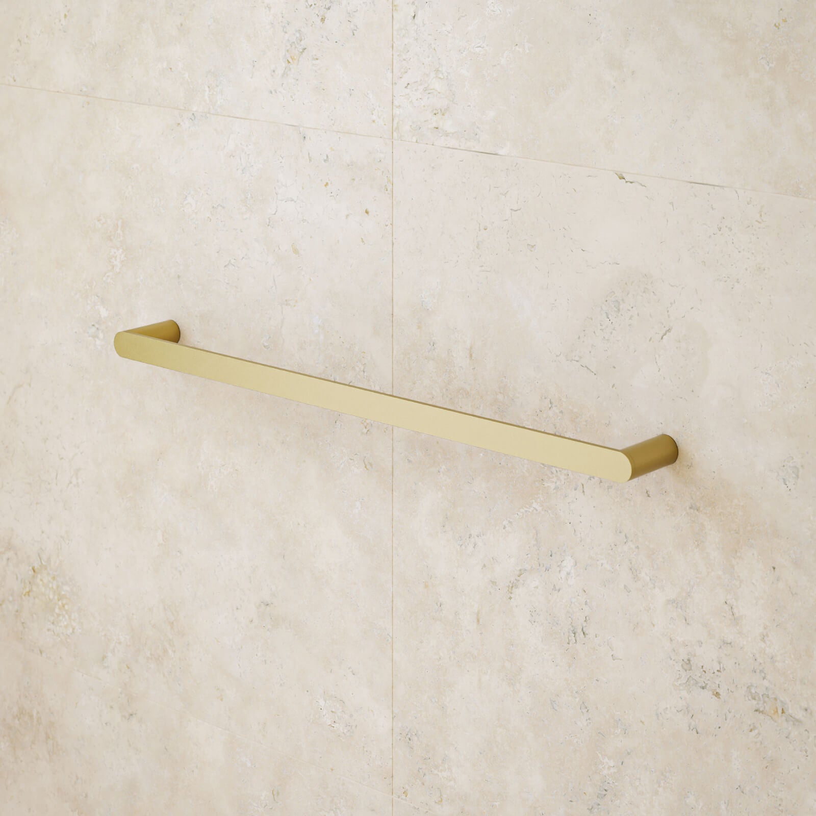 Caroma Urbane II Single Towel Rail 625mm Brushed Brass - Premium Bathroom Towel Holder for Modern Homes, Spa & Hotel Decor