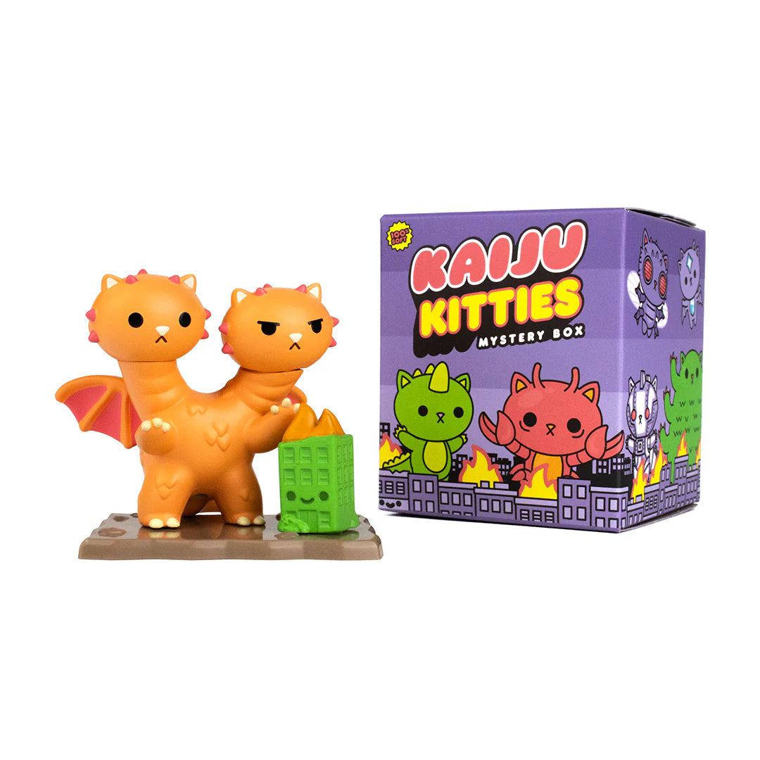 Kaiju Kitties Mystery Box Series 1 - Collectible Cute Monster Cat Figures - Perfect for Gifts, Display & Anime Fans Collection