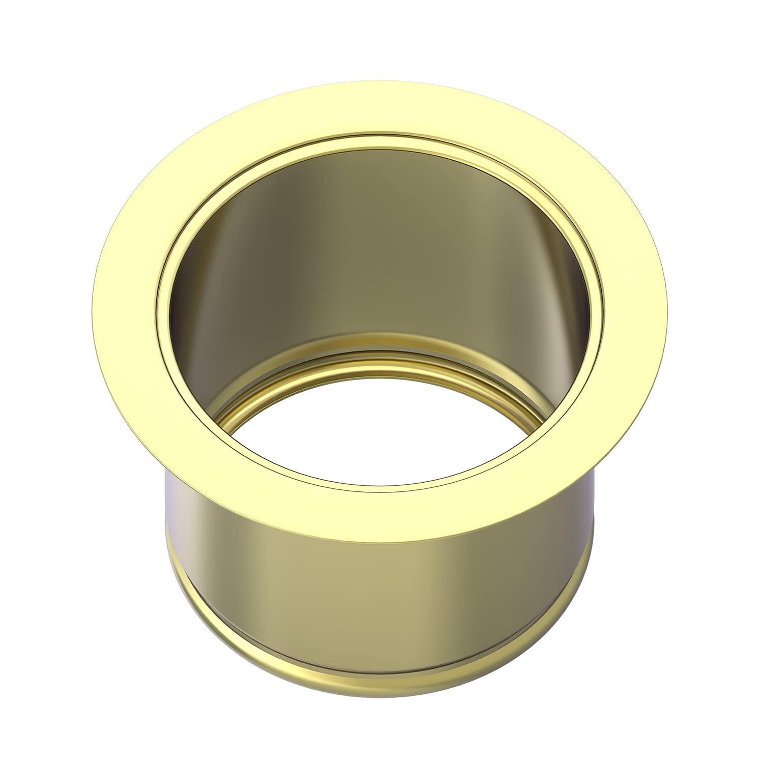BOTEMY B9179 Extended Garbage Disposal Flange - 3-1/2 Inch Deep Kitchen Sink Flange, Stainless Steel Drain Cover for Standard Sink - Gold Finish (Perfect for Kitchen Remodeling & Sink Upgrades)