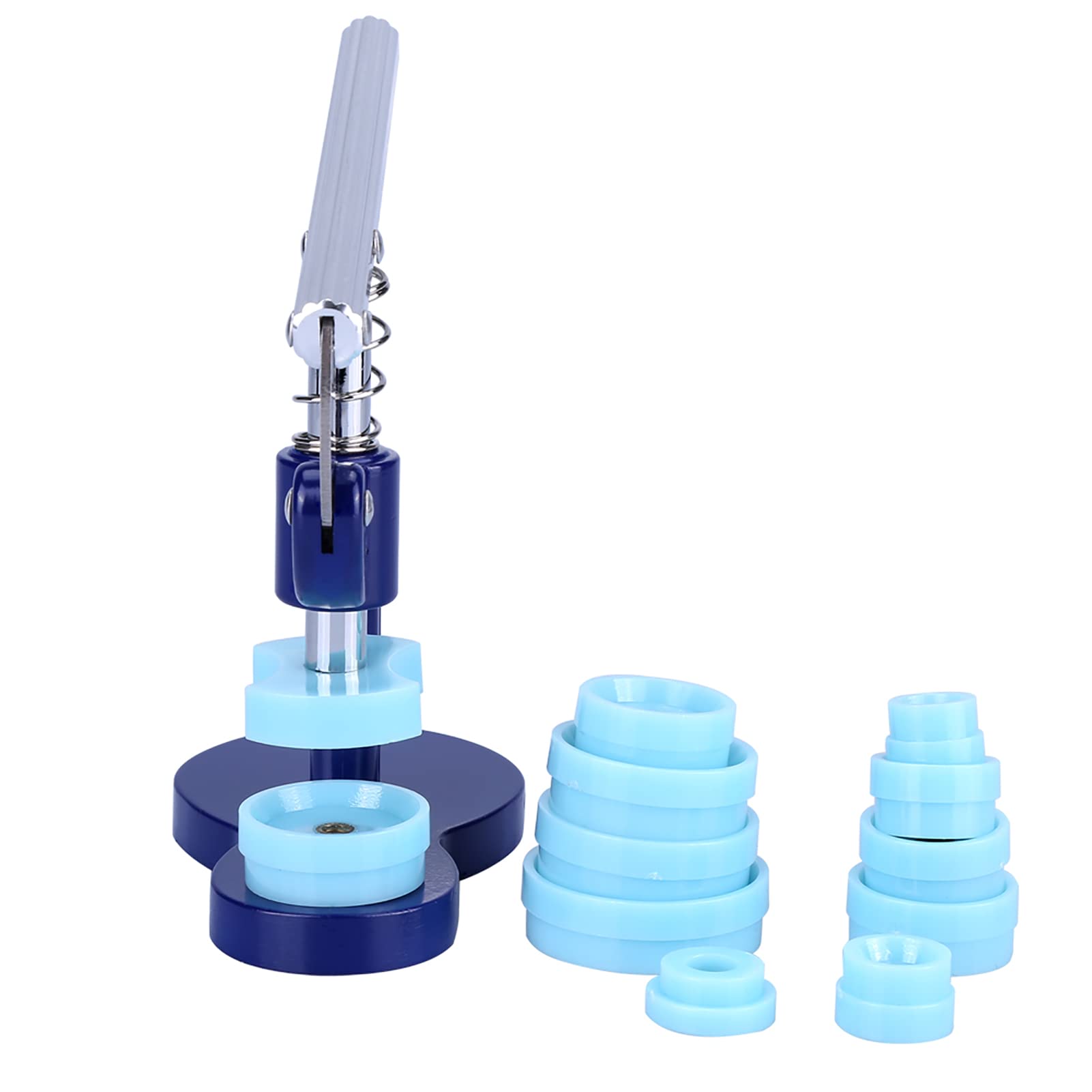 Zerone Professional Watch Press Set - Watch Back Case Closer & Crystal Glass Fitting Tool for Watch Repair | Perfect for Watchmakers, Jewelers & DIY Enthusiasts | Ideal for Snap Back Watch Case Repairs & Maintenance