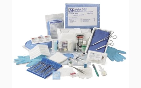 Sharp Debridement Tray Kit for Wound Care & Surgery