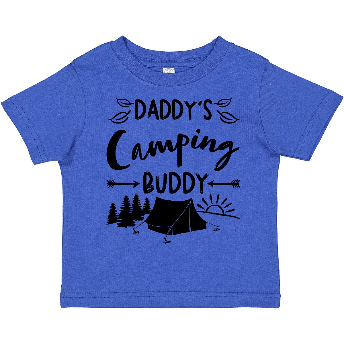 Inktastic Daddy's Camping Buddy Toddler T-Shirt - Cute Father & Son Matching Outfits for Outdoor Adventures & Family Camping Trips
