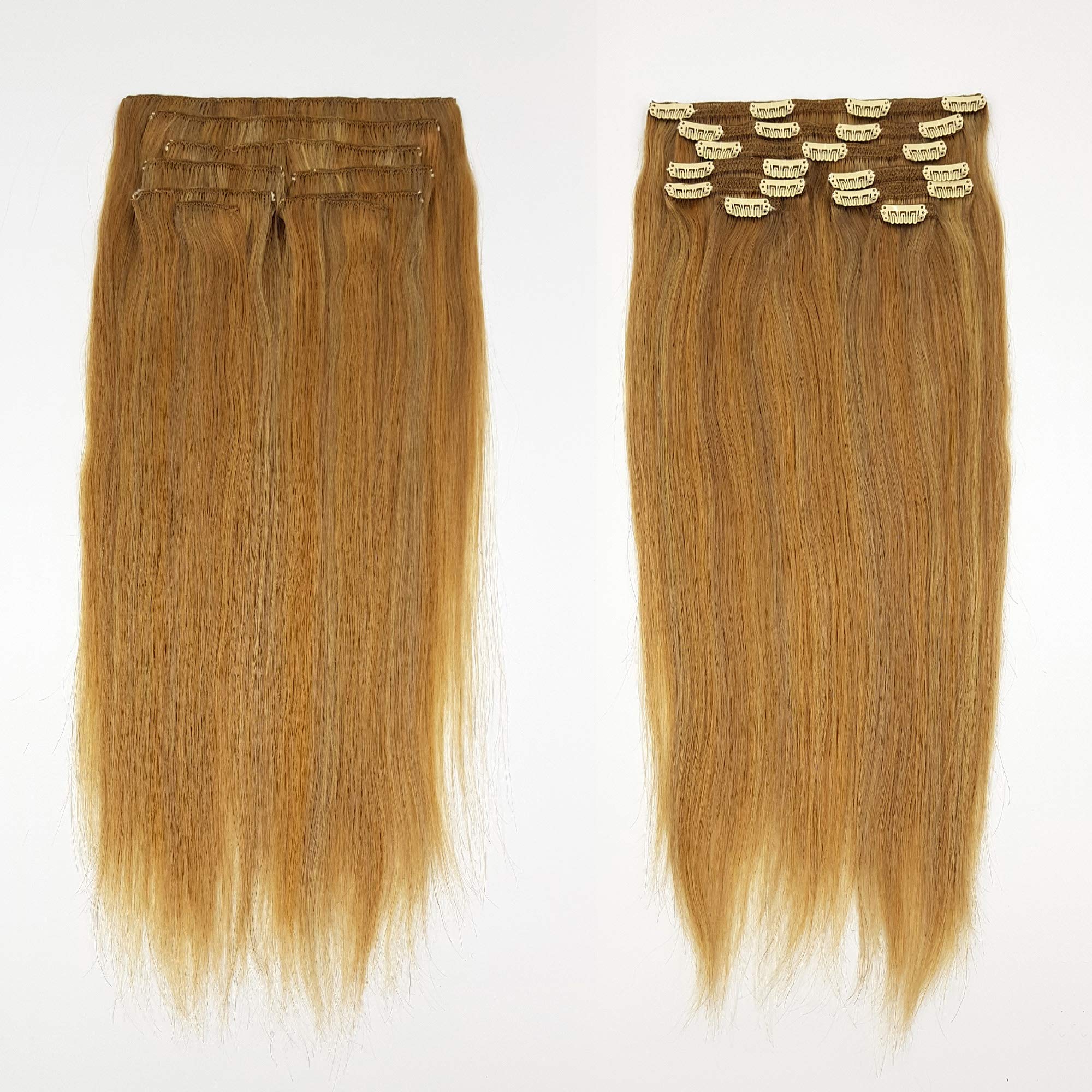 100% Human Remy Hair Clip In Extensions – 9 Piece 18