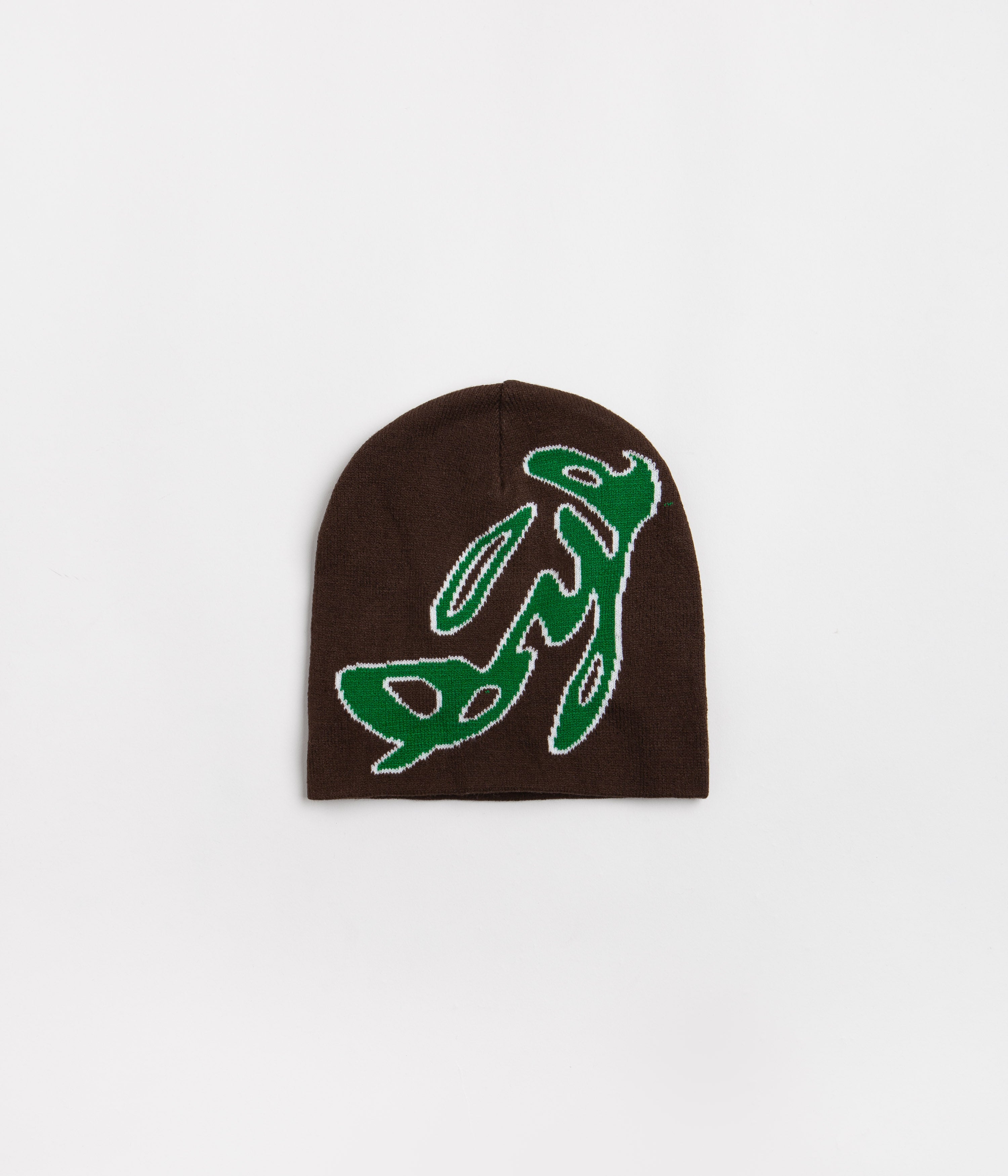 Bye Jeremy Halo Beanie - Warm Winter Knit Hat for Men & Women - Brown Beanie for Outdoor Activities, Skiing, and Casual Wear
