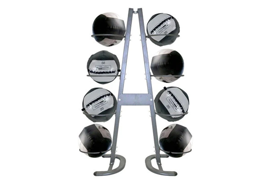 Dynamax Medicine Ball Storage Rack - Heavy Duty Gym Equipment Organizer for Fitness Training & Home Workouts | Perfect for CrossFit, Strength Training & Commercial Gyms
