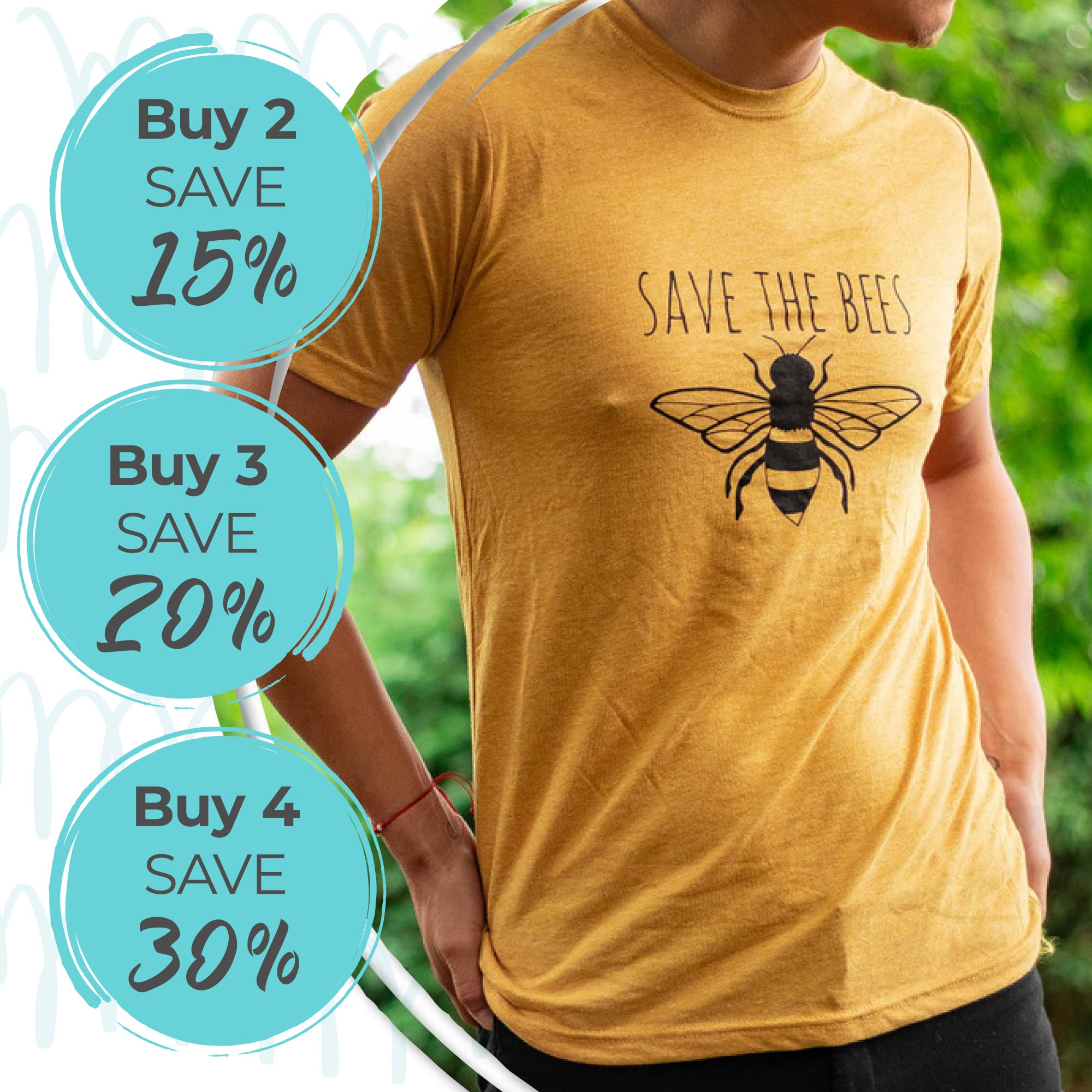 Funny Graphic Men's T-Shirt - Just Here For The Snacks Saying - Stonewash Blue or Sage Green Casual Tee - Perfect for Gifts, Parties & Everyday Wear