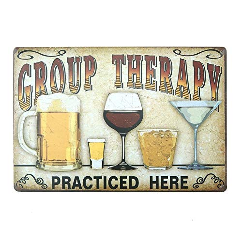Vintage Beer Metal Wall Sign 20x30cm - Retro Pub Bar Decor for Home, Cafe & Man Cave - Rustic Iron Painting Art for Beer Lovers & Home Brewing Enthusiasts