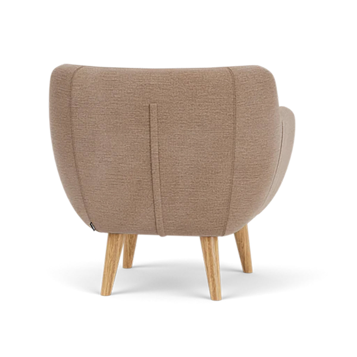 Anne Fabric Armchair - Modern Upholstered Accent Chair for Living Room, Bedroom & Office - Comfortable Lounge Chair with Sturdy Wooden Legs (Perfect for Reading, Relaxing & Home Decor)