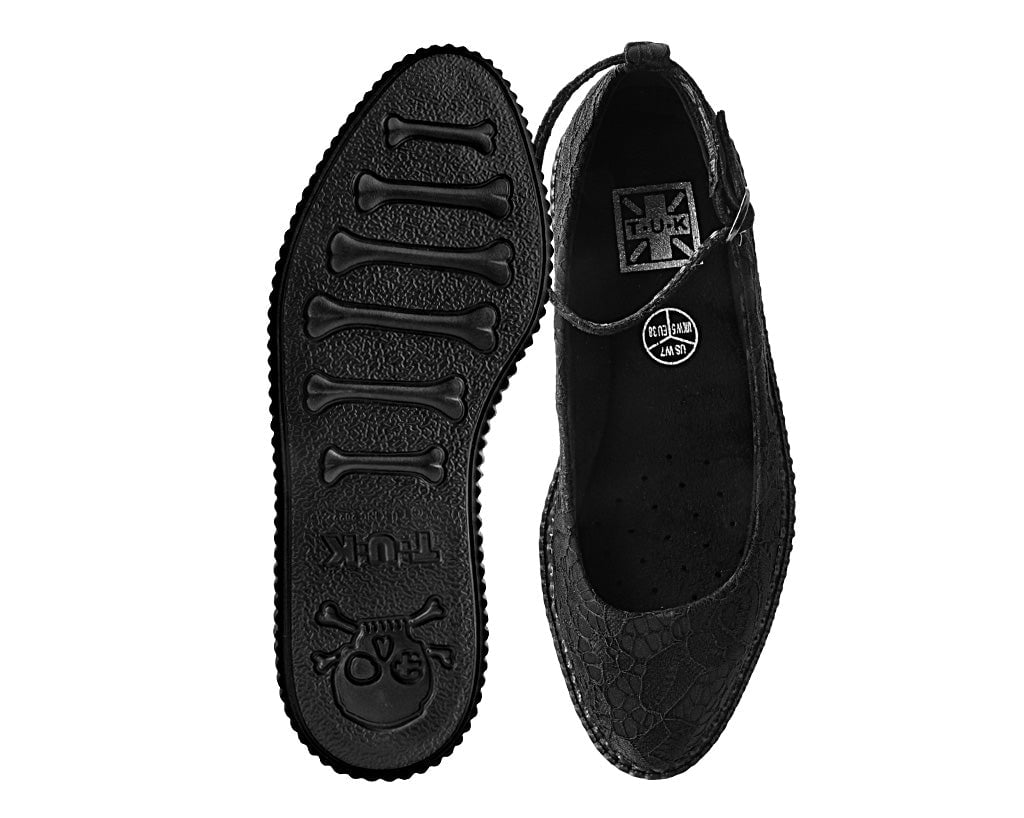 Elegant Black Lace Pointed Ballet Flats - Women's Vintage Style Dance Shoes for Ballroom, Wedding & Evening Occasions