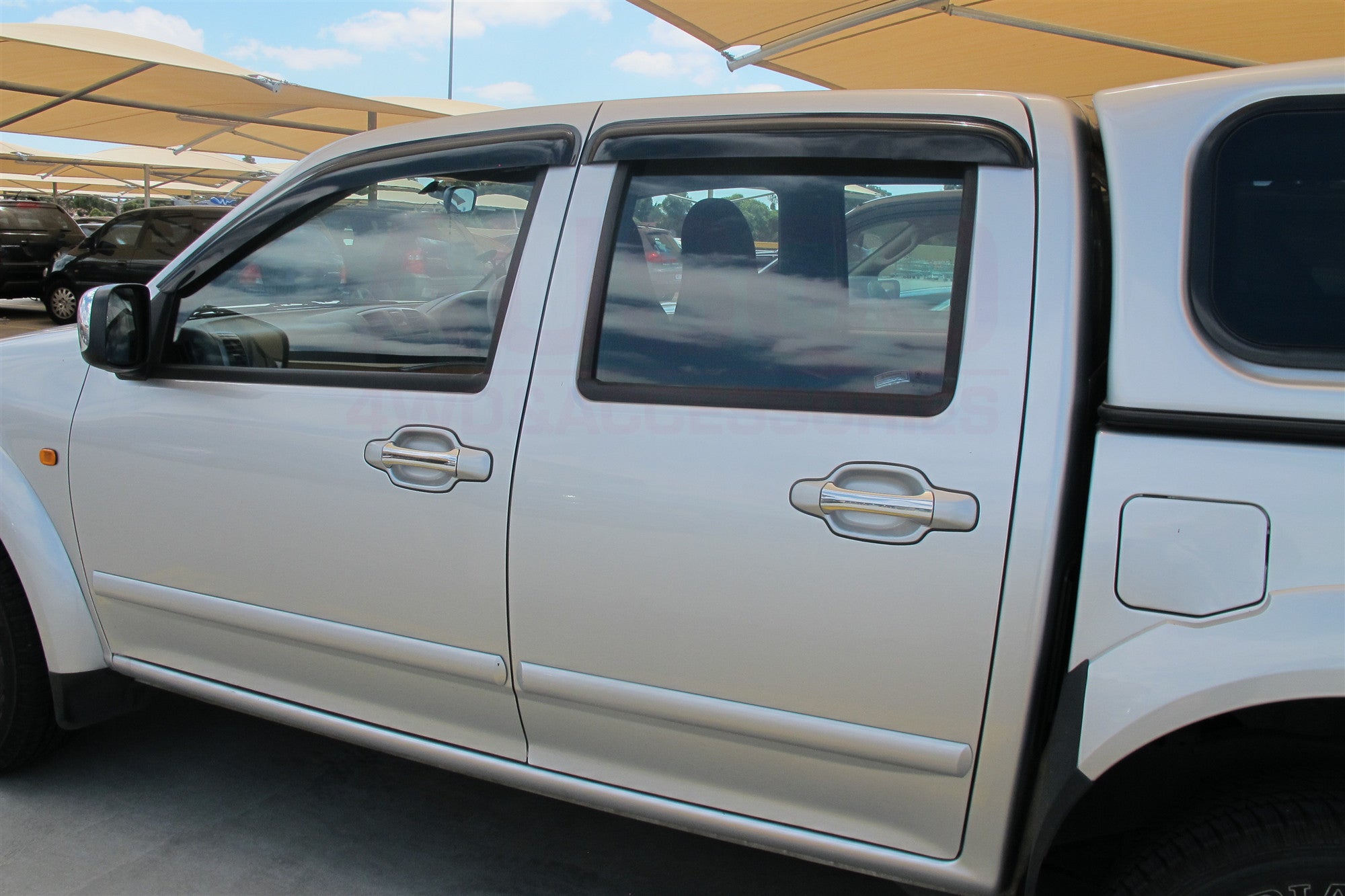 Great Wall V200 V240 Dual Cab Weather Shields (2009-2016) - Durable Rain Guards for Truck Windows - Perfect for Off-Roading & All-Weather Protection