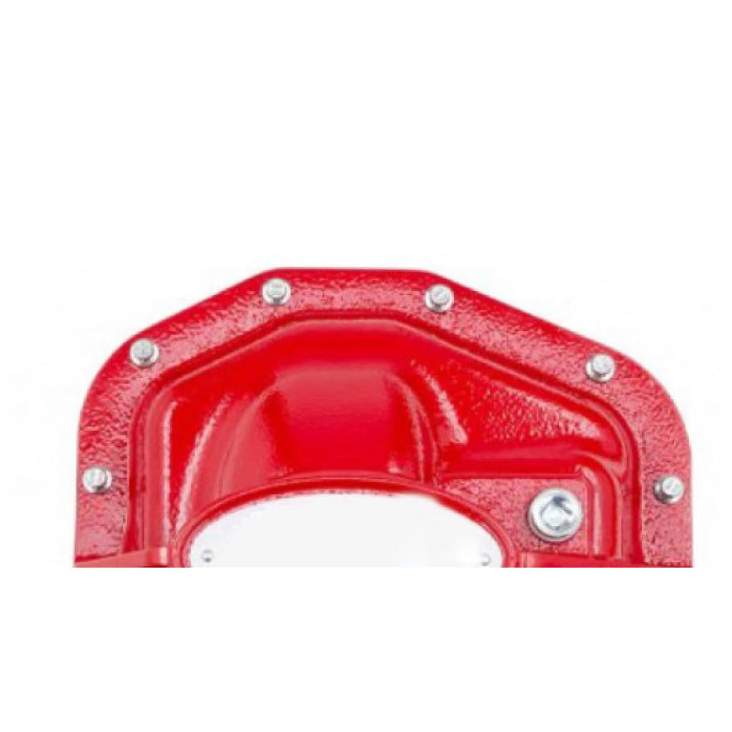Rancho Suspensions Heavy Duty Differential Cover for Jeep Wrangler JL 2018-2023 | Rear Axle | Red Powder Coated Protection | Fits Rubicon & Other Models | Off-Road & 4x4 Adventure Accessory