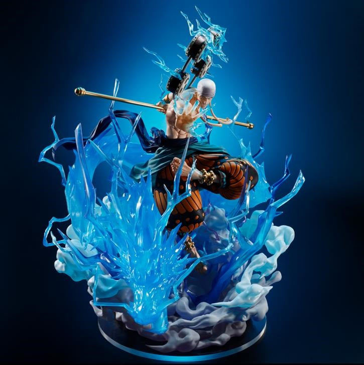 Figuarts Zero Extra Battle One Piece Eneru (60 Million Volt Lightning Dragon) Action Figure - Anime Collectible for Display & Gift for Fans