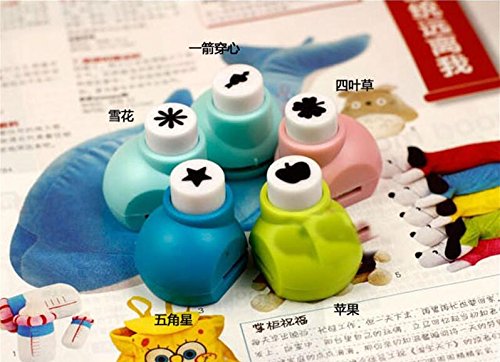 6-Piece Mini Scrapbook Punch Set - Floral Shape Hole Punchers for DIY Card Making, Scrapbooking & Paper Crafts (Perfect for Handmade Greeting Cards, Journals & Craft Projects)