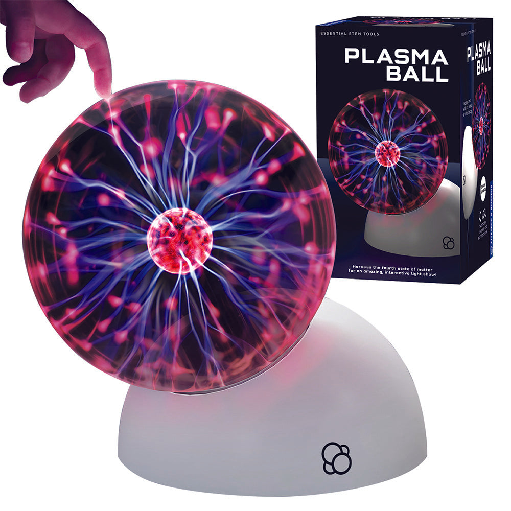 Thames & Kosmos Plasma Ball - Science Toy with Electrifying Light Effects | STEM Educational Gift for Kids & Adults | Perfect for Home Decor, Science Experiments & Party Lighting