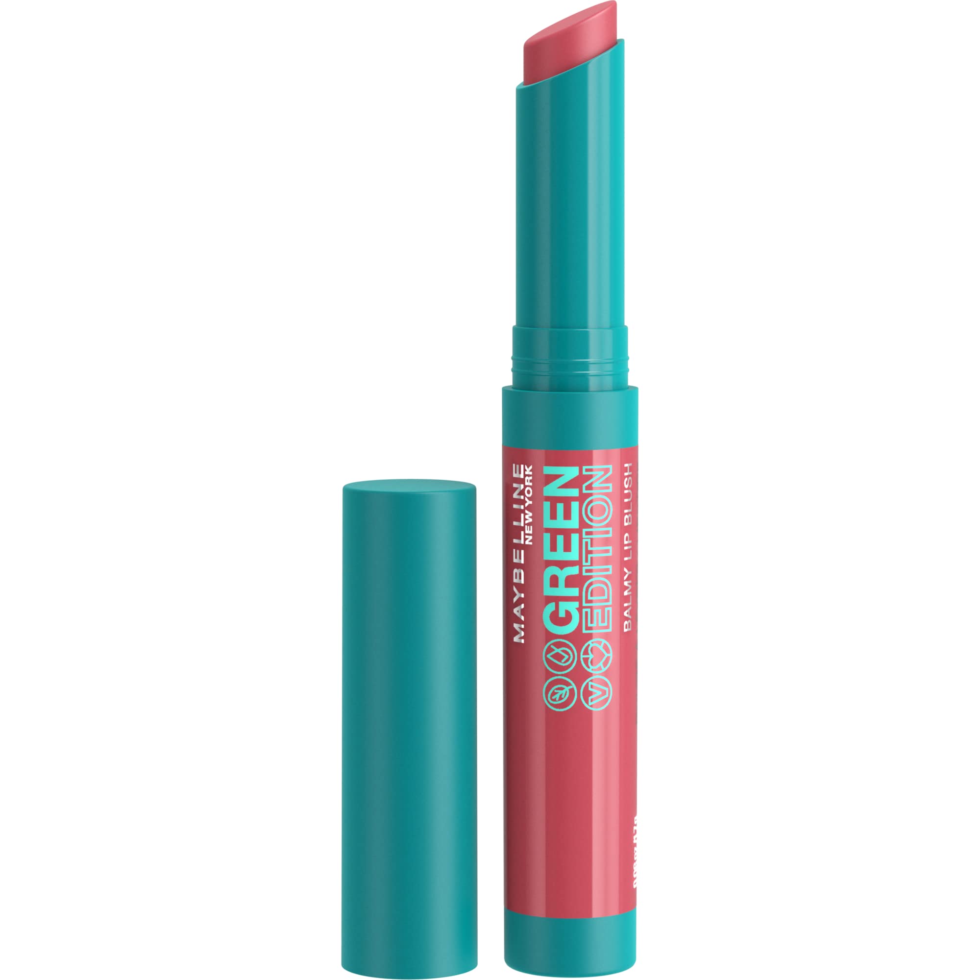 Maybelline Green Edition Balmy Lip Blush with Mango Oil - Lightning Cocoa Nude Tinted Lip Balm (1 Count) | Hydrating & Nourishing for Everyday Wear, Date Night & Natural Makeup Looks