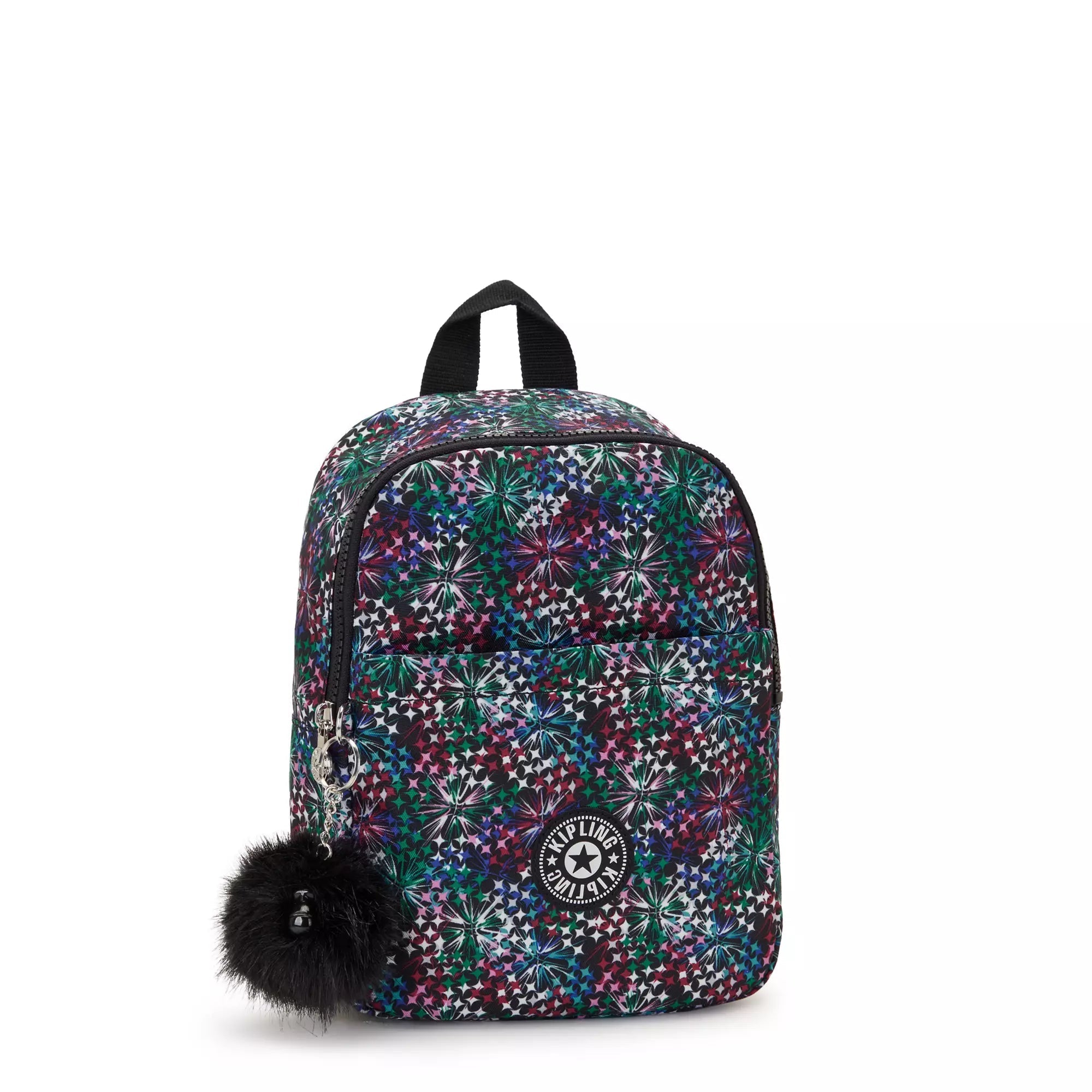 Kipling Marlee Printed Backpack - Star Flower GG Pattern Lightweight Travel Laptop Backpack for Women & Teens - Perfect for School, Work, College and Daily Commute