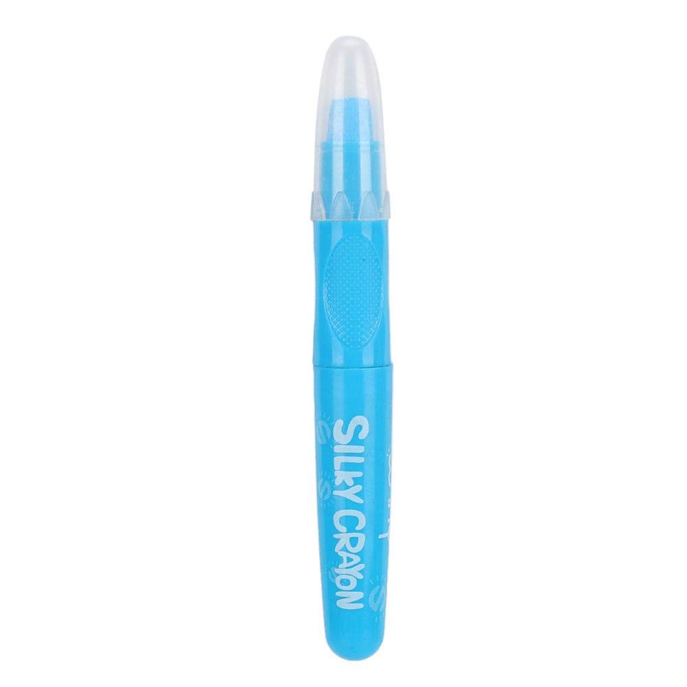 MAJESTE Rotatable Hair Chalk Pen - Temporary Hair Color for Parties, Cosplay & Festivals | 6 Vibrant Colors (Blue) | Portable & Easy to Use | Perfect for Halloween, Raves & Costume Events