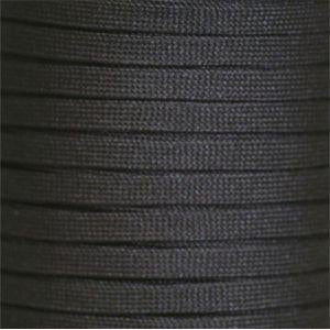 Flat Athletic Shoelaces - Custom Length with Durable Tips (1 Pair Pack) - Black - Perfect for Running, Gym & Sports Shoes
