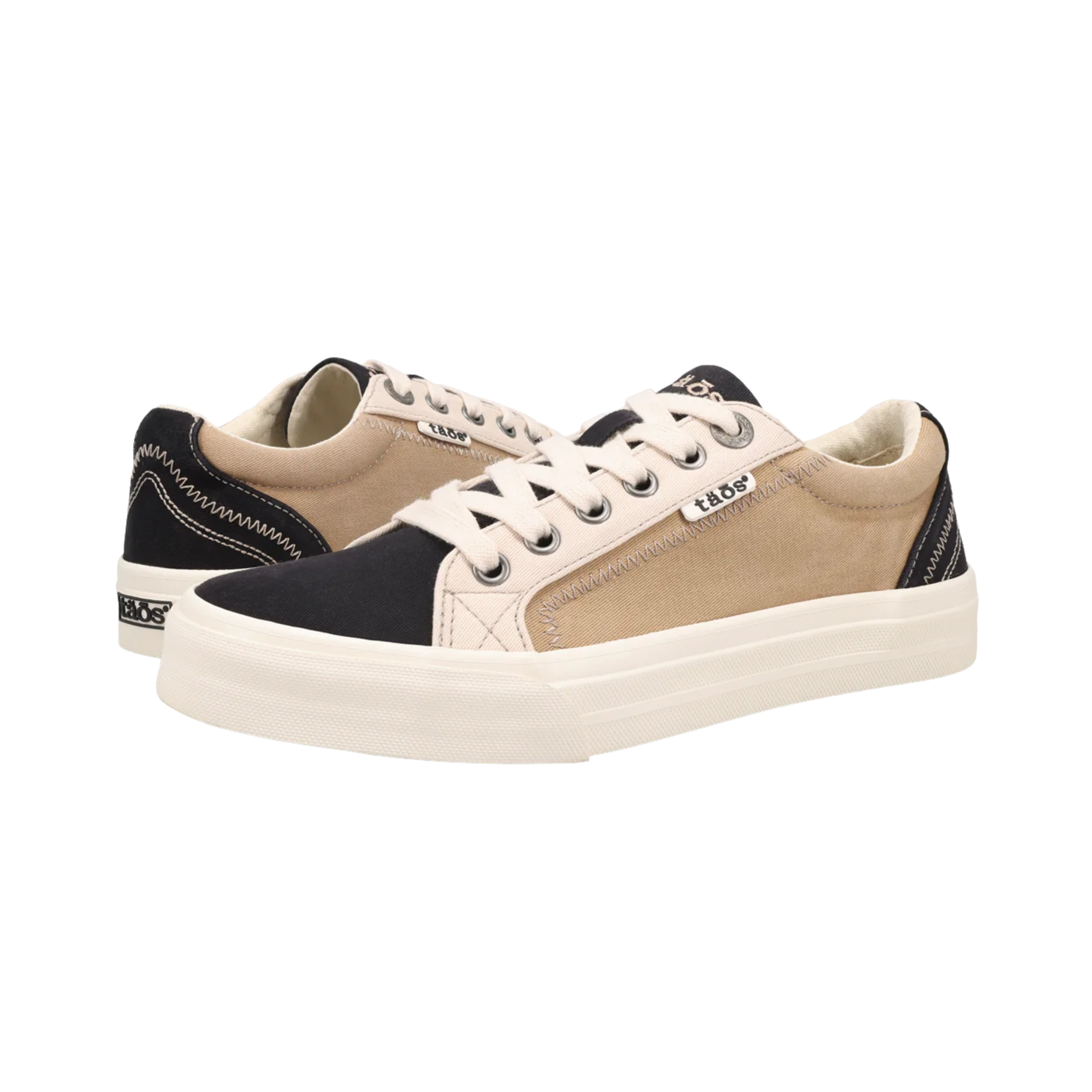 Women's Plim Soul Sneakers - Black/Tan Multi Color Casual Shoes for Walking & Everyday Wear (Regular Width) | Comfortable & Stylish for Work, Travel & Outfits