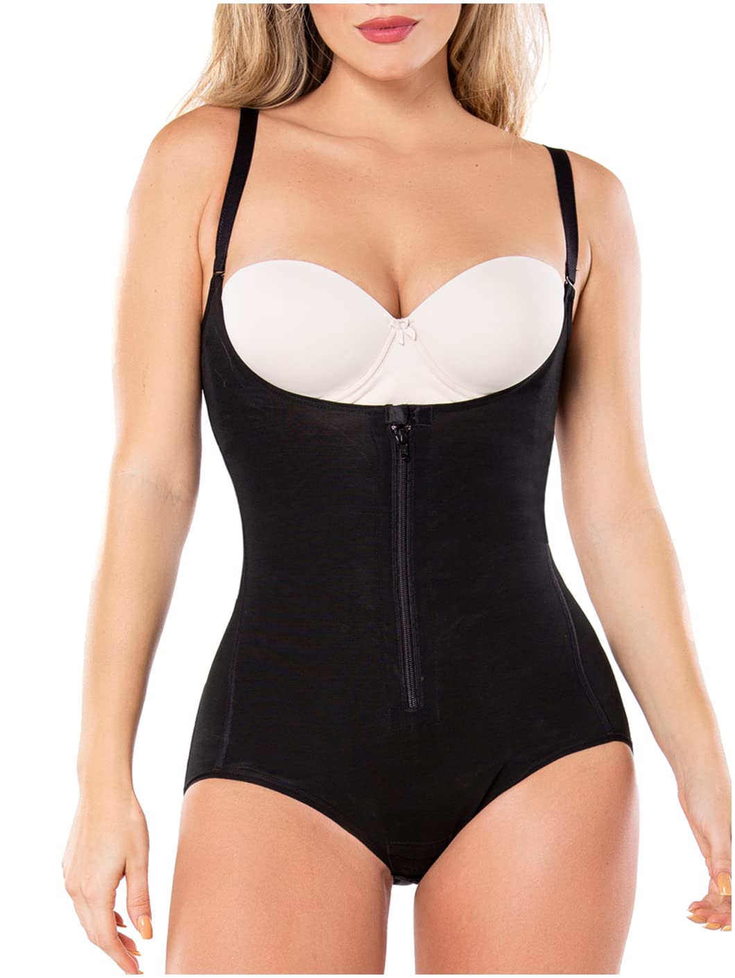 DIANE & GEORDI 2411 Women's Strapless Tummy Control Shapewear - Colombian Fajas for Smoothing & Slimming - Perfect for Weddings, Evening Dresses & Special Occasions