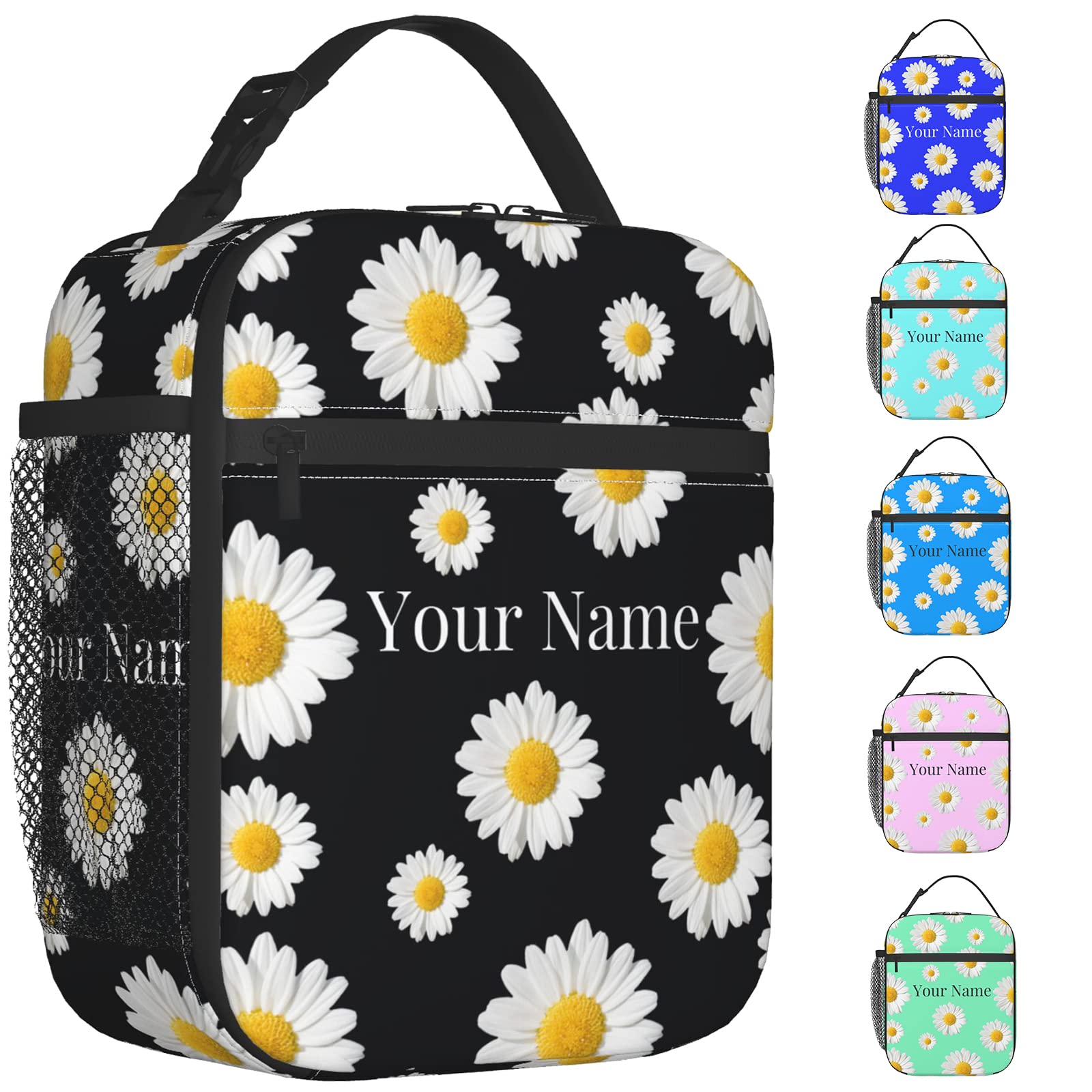 Custom Insulated Lunch Bag with Photo Print - Personalized Tote Lunch Box with Adjustable Shoulder Strap for Work, School & Picnic - Perfect for Women, Men & Adults - Ideal for Office, Outdoor Activities & Daily Commute