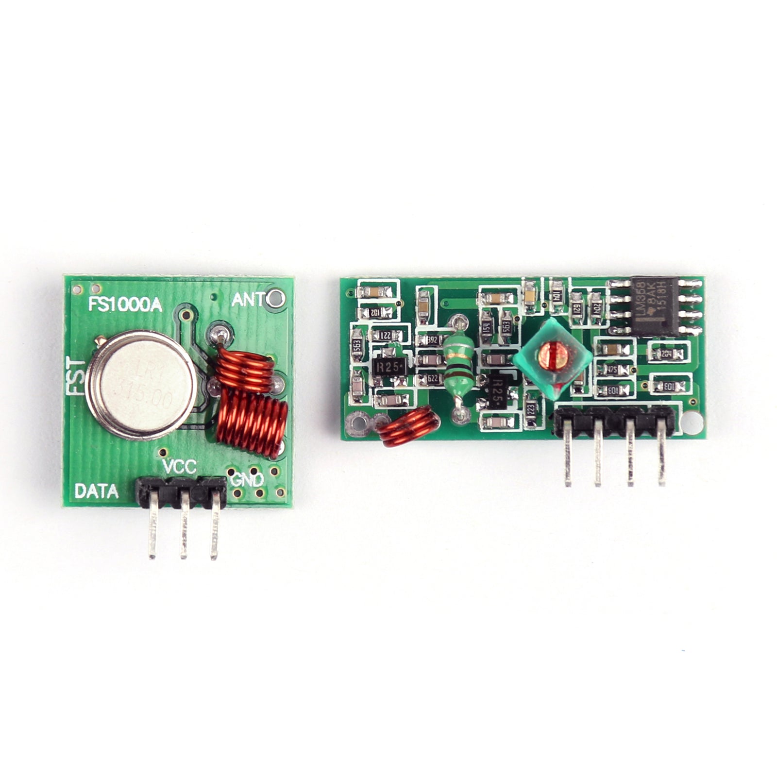 10-Pack 315MHz Wireless Transmitter and Receiver Kit - Long Range RF Remote Control Module for Home Automation, Car Alarm Systems & DIY Electronics Projects