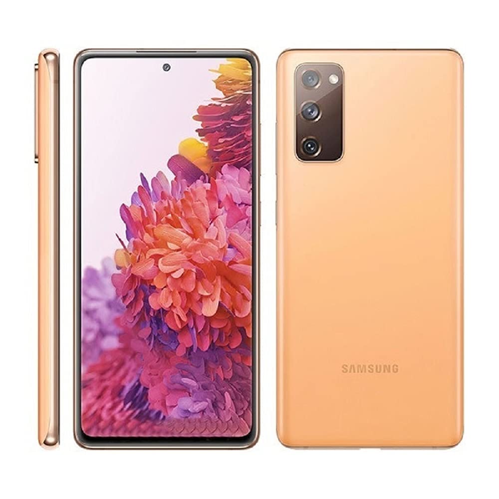 Samsung Galaxy S20 FE 5G Unlocked Smartphone 128GB Cloud Orange - Refurbished | Fast 5G Speed, Pro-Grade Camera | Perfect for Travel, Vlogging & Gaming