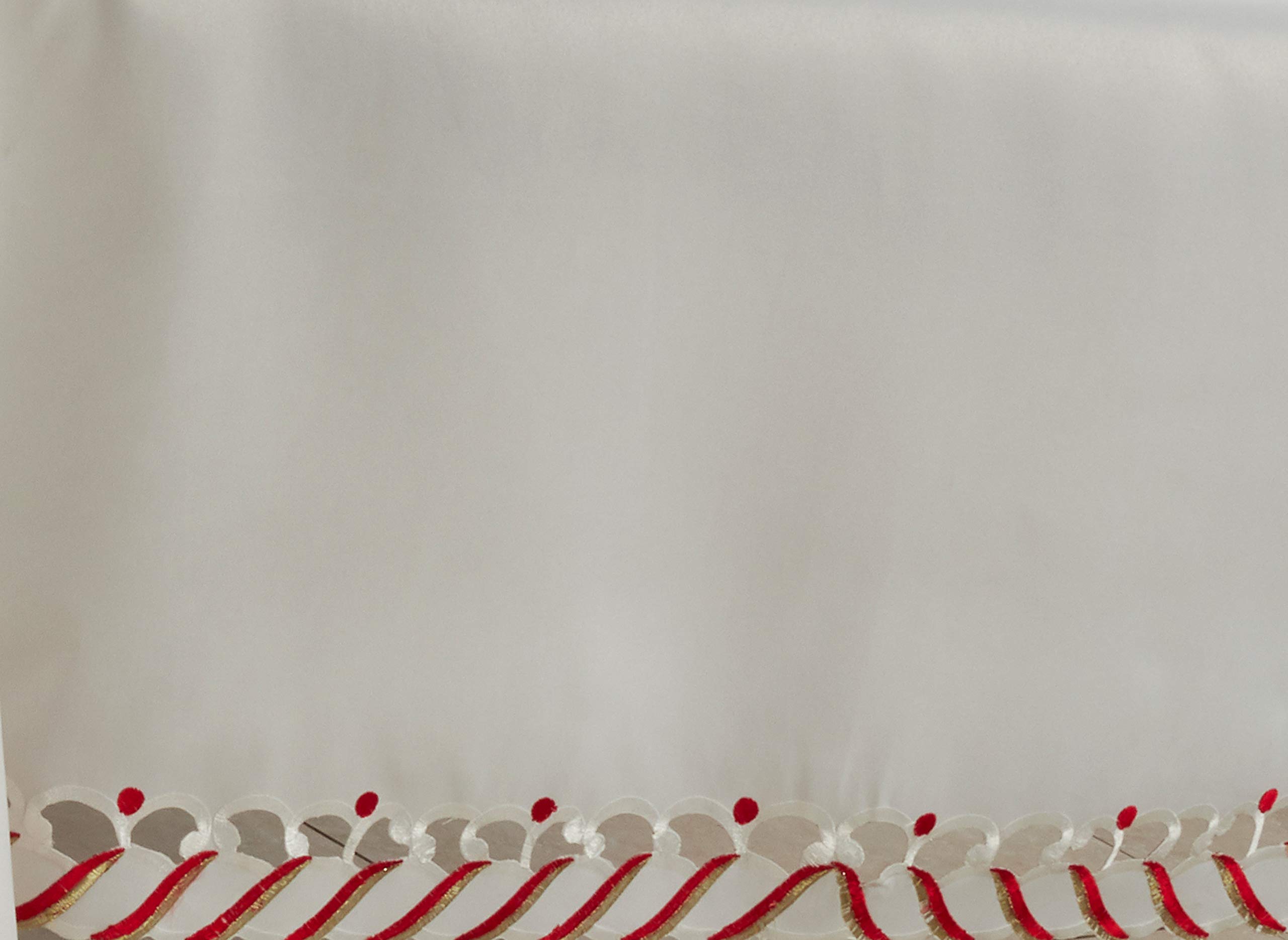 Festive Candy Cane Striped Christmas Tablecloth - Holiday Dining Decor for Parties, Family Gatherings & Seasonal Celebrations