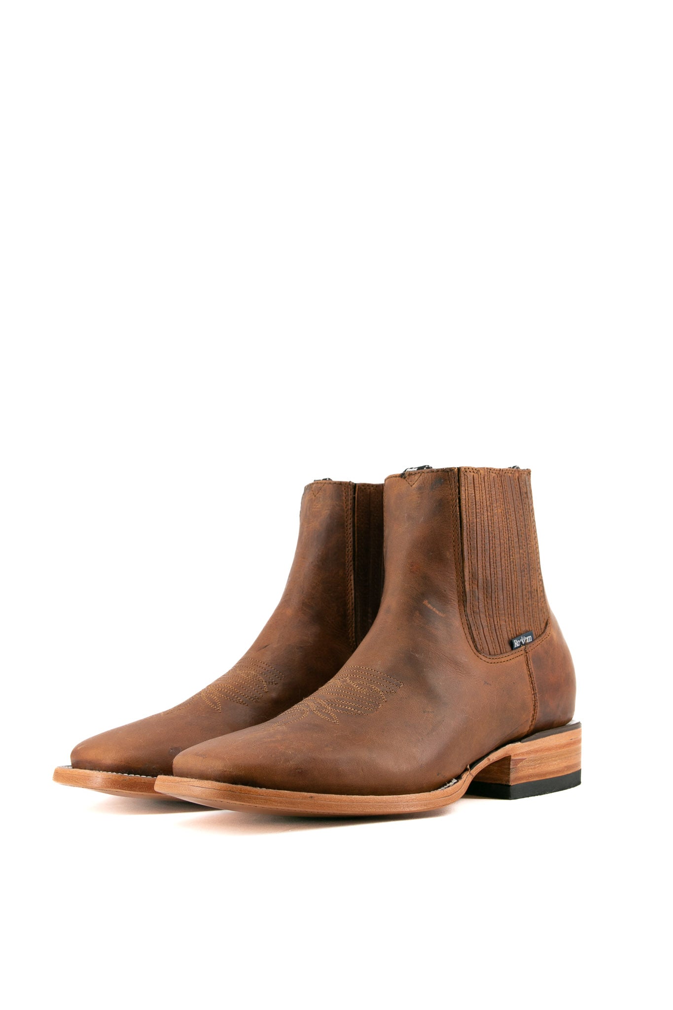 Senegal Ebano Men's Square Toe Ankle Boots - Stylish & Comfortable Leather Boots for Casual Wear, Work & Outdoor Activities