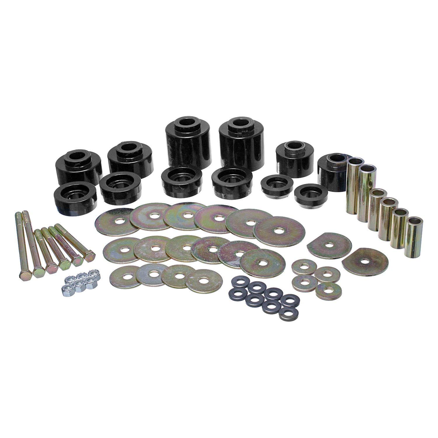 Energy Suspension 4.4123G Body Mount Bushing Set - Durable Polyurethane Replacement for Smooth Ride & Noise Reduction - Perfect for Off-Road, Truck & SUV Suspension Upgrades